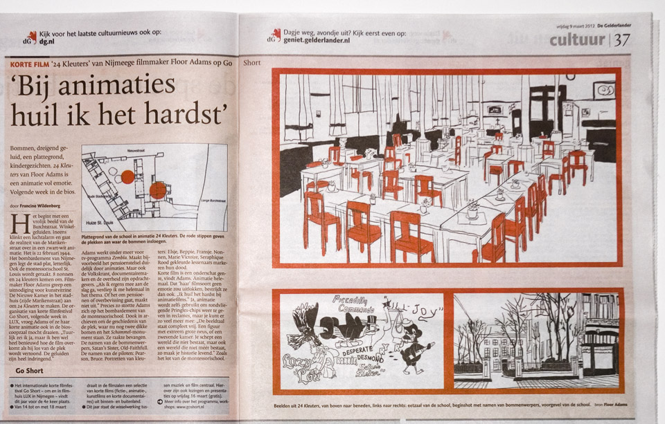 Newspaper article in De Gelderlander (in Dutch)